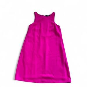 Lauren Ralph Lauren fuchsia Pink sleeveless dress with pockets  #cocktail